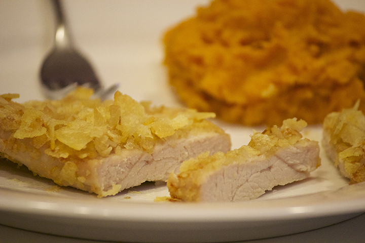 turkey_cutlet_potato_chip_crust_elimination_diet